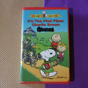It’s the Pied Piper Charlie Brown VHS